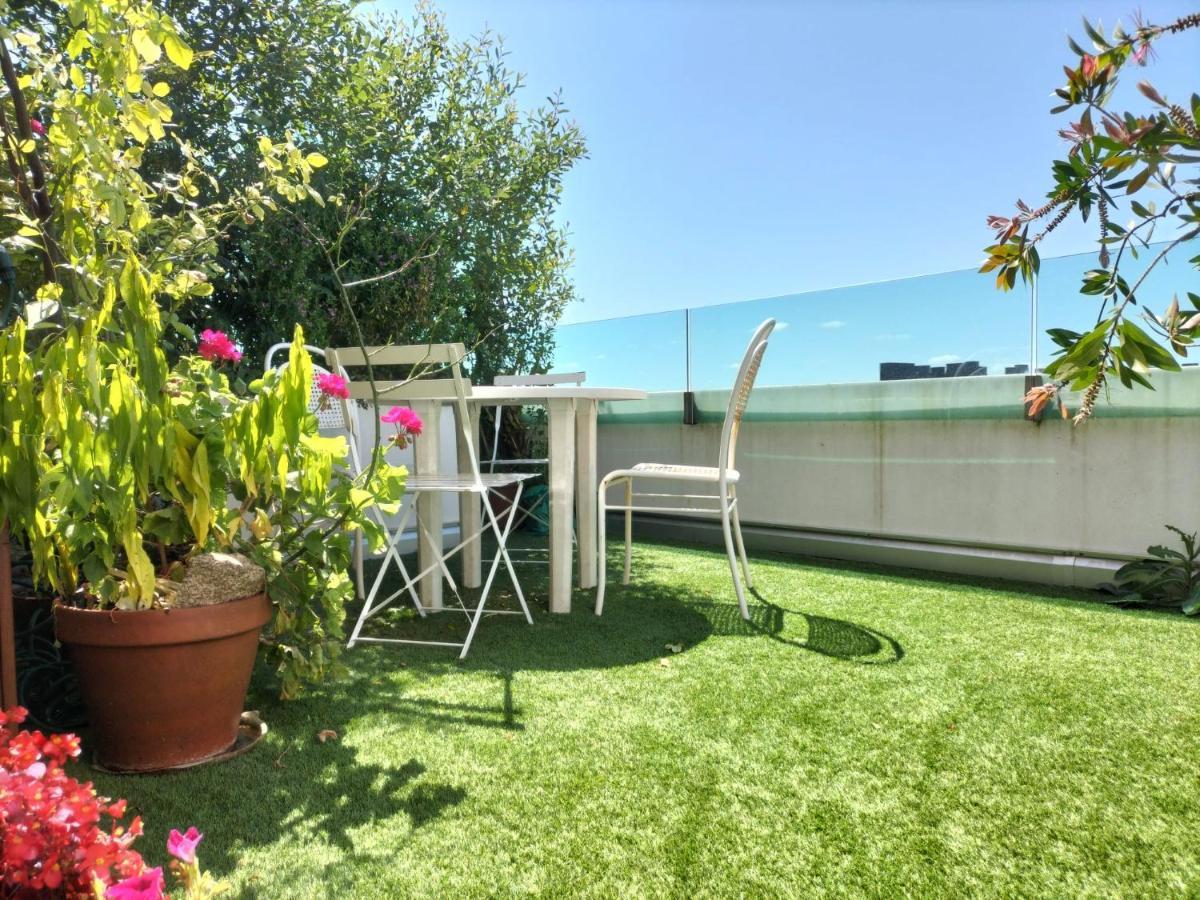 Preciosa Habitacionsuite En Atico Con Terraza II 圣地亚哥－德孔波斯特拉 外观 照片